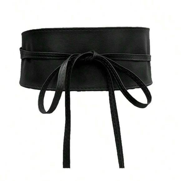 Luxe Vegan Leather Wrap Belt - Picture 2 of 6